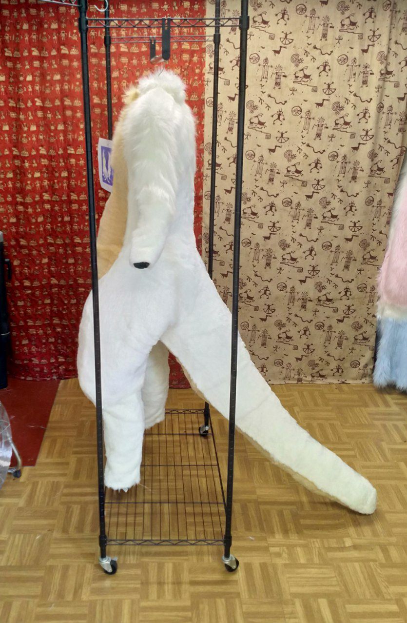 A wraparound shot of a fully-furred bodysuit