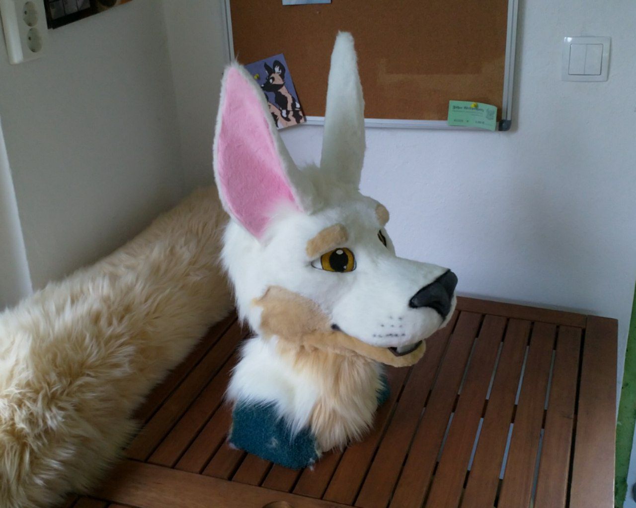 The head, after airbrushing