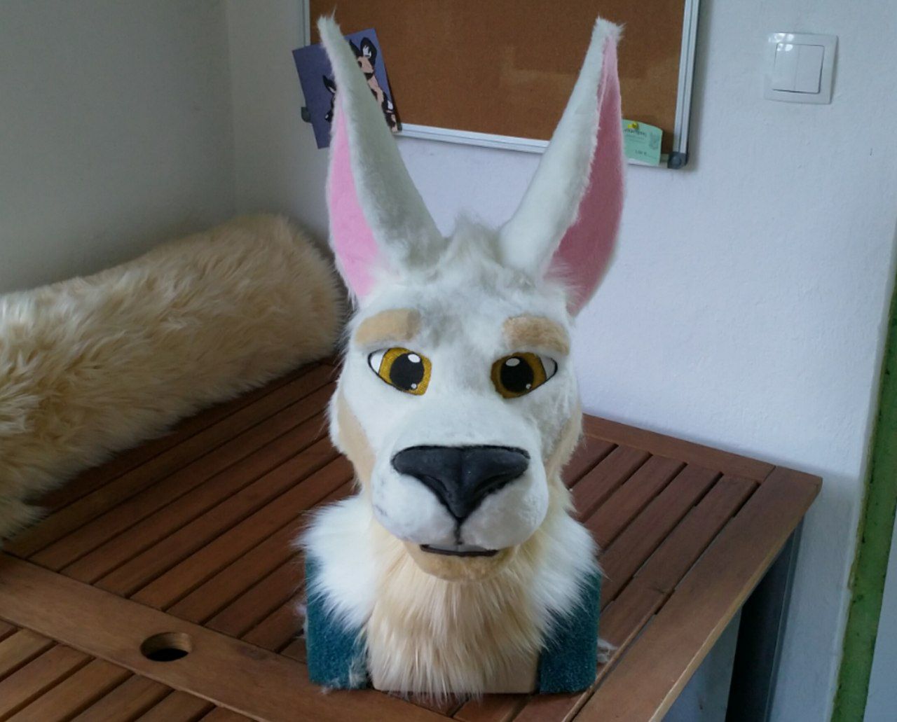 The head, after airbrushing