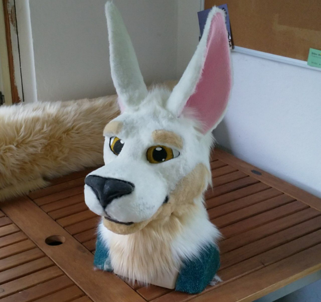 The head, after airbrushing